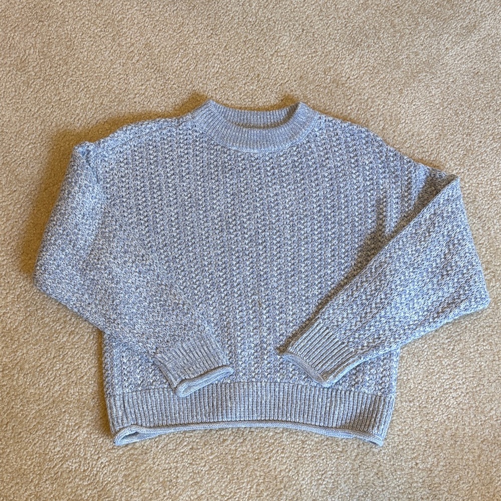 Universal Thread Textured Gray Crew Neck Sweater - Picture 6 of 8